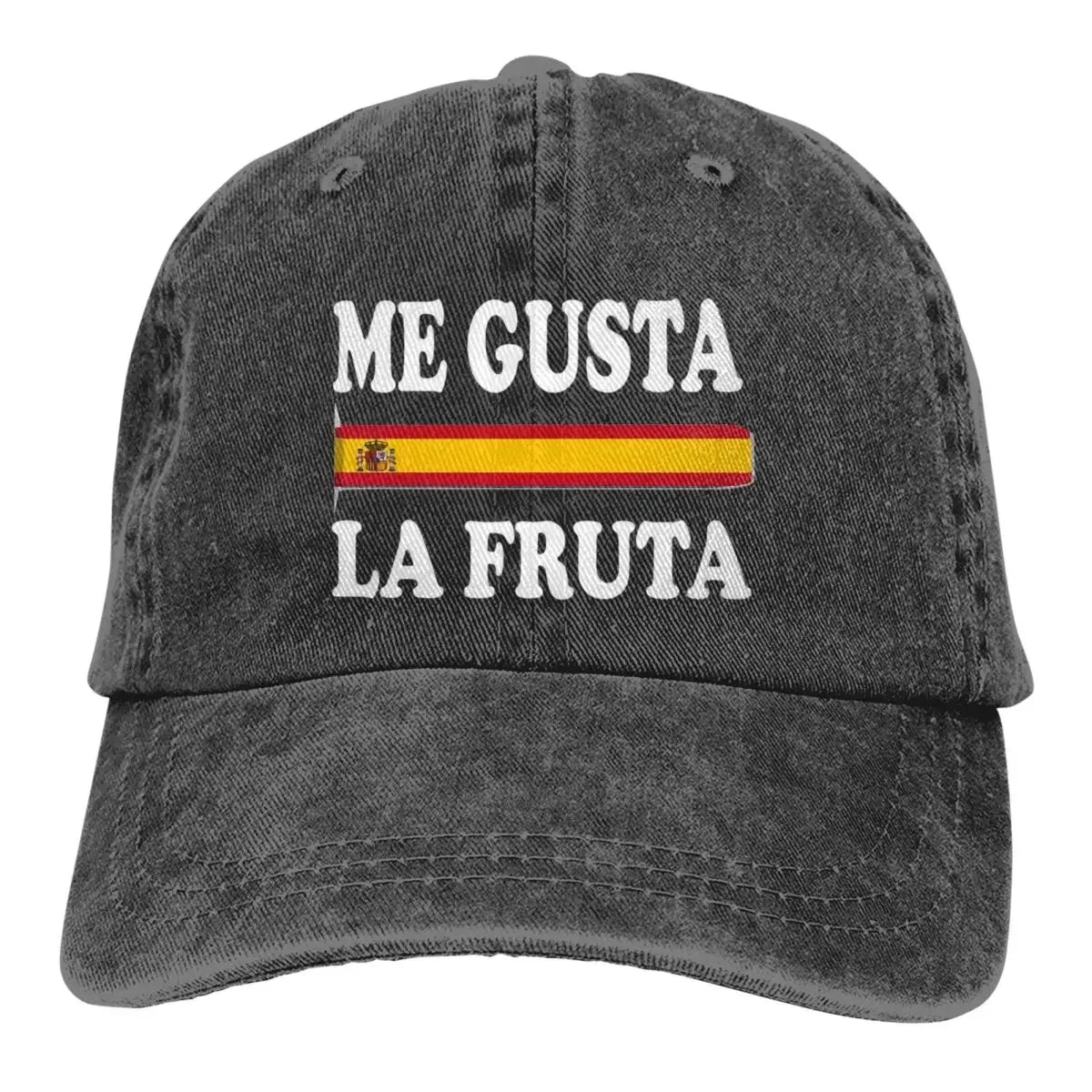 Retro Me Gusta La Fruta Spain Spanish Trucker Hat Men Women