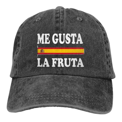 Retro Me Gusta La Fruta Spain Spanish Trucker Hat Men Women