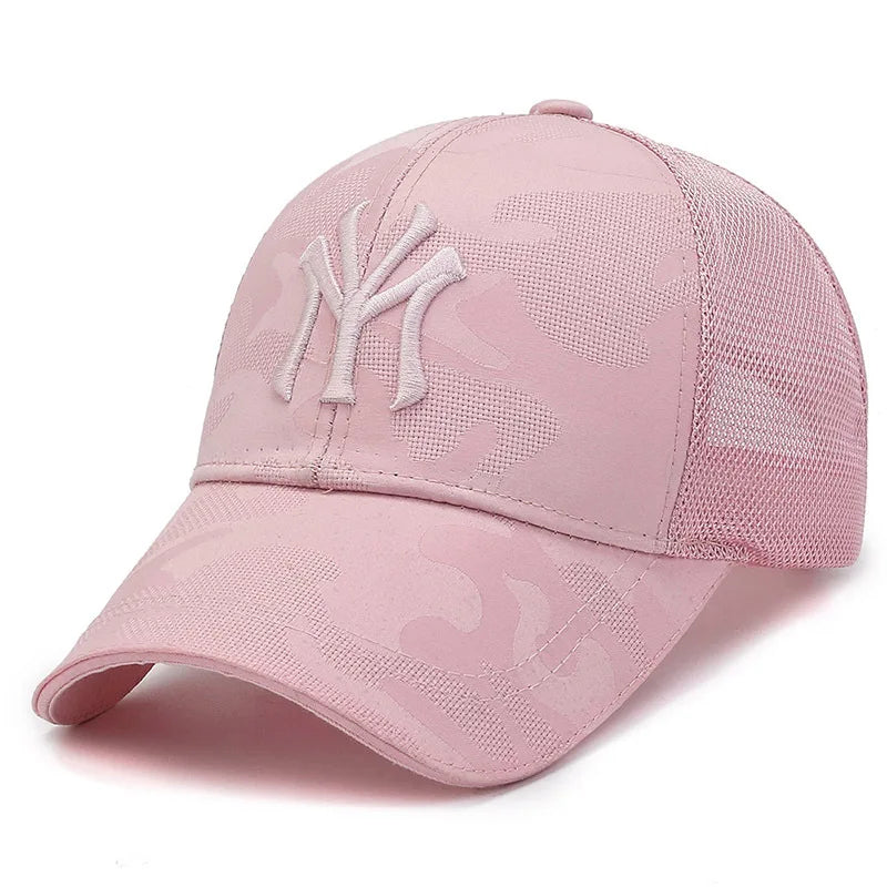 Fashion Letter Embroidery Camouflage Baseball Hats Spring And Autumn Outdoor