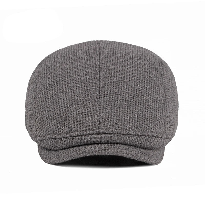 Autumn Winter Men's Berets Hat Warm Knitting Visors