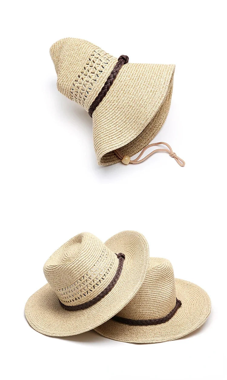 New XL Big Size 62cm Panama Jazz Straw Hat