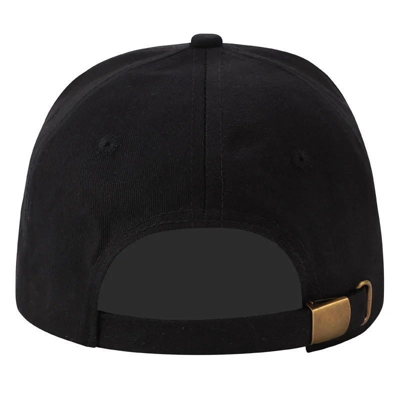 Customized Logo Printed Men Baseball Cap Casual Cap Wheat Ear Solid Color Snap Cap Sports Cap