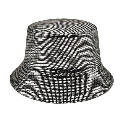 Fashion Bling Panama Women Men Decorate Bucket Hat