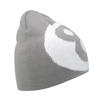 Y2K Letter Knitted Winter Autumn Beanie Cap Men Women