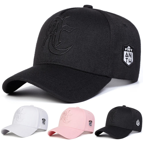 Unisex AC Letter Embroidery Baseball Caps Spring Autumn