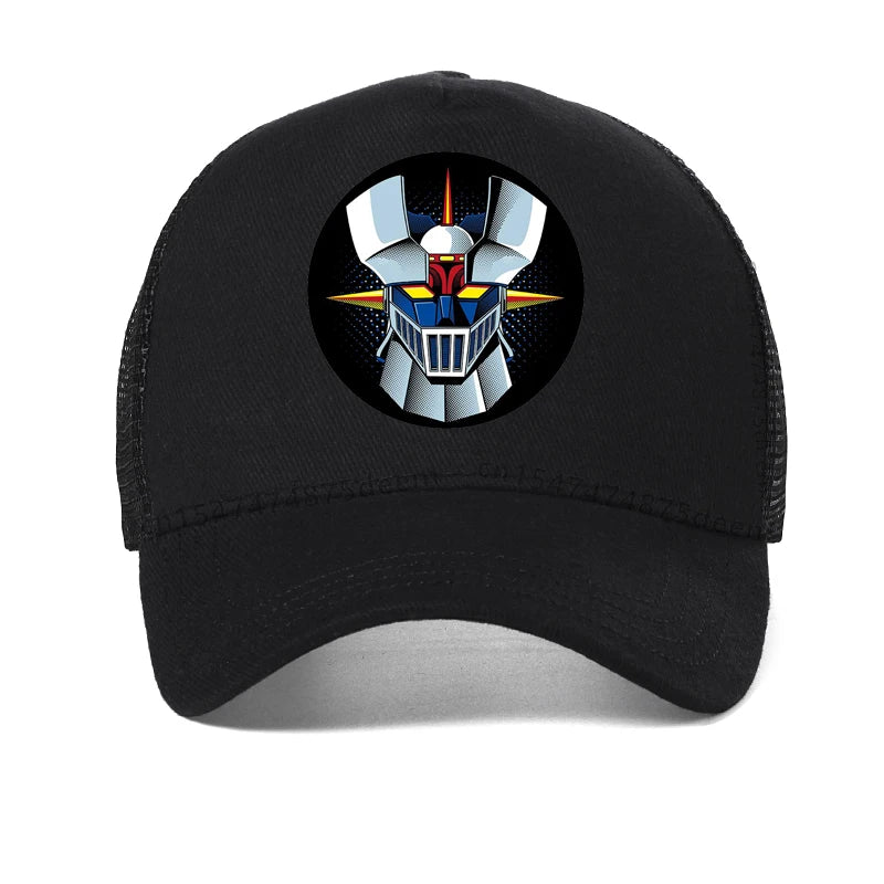 Mazinger z Anime Movie Robot Hat Men's Goldorak Baseball Cap