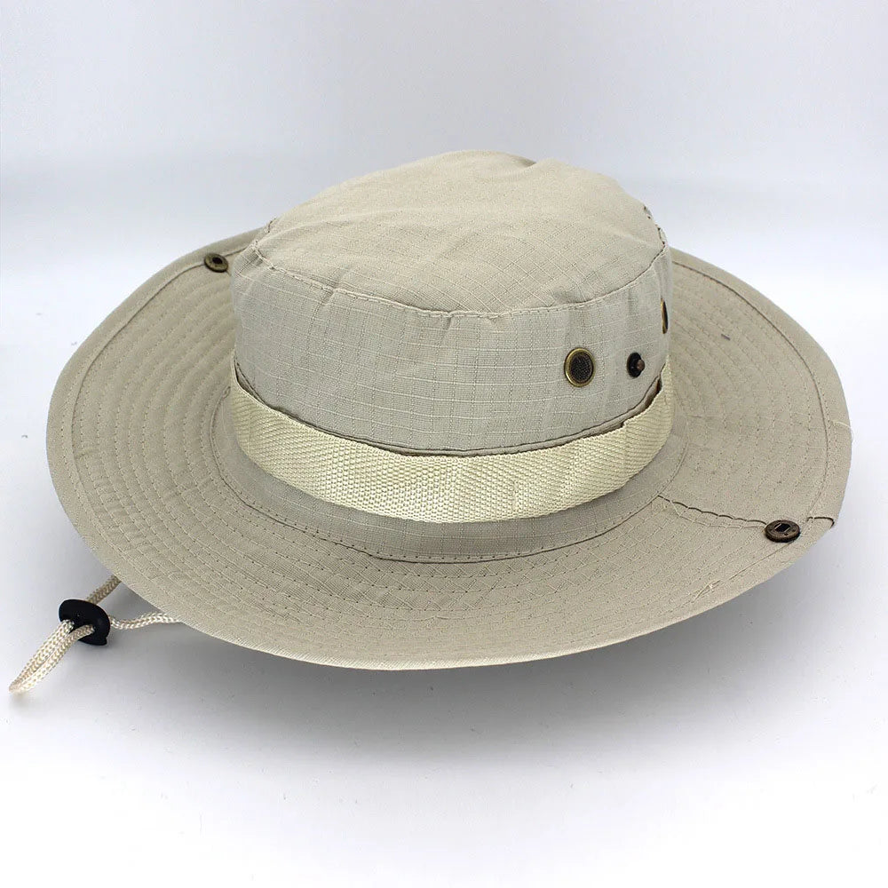 Camouflage Tactical Cap Outdoor Casual Men's Panama Bucket Hat