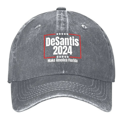 Ron DeSantis Hat Make America Florida Baseball Cap