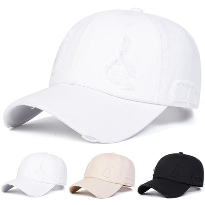 Unisex Hole Baseball Caps Spring Autumn