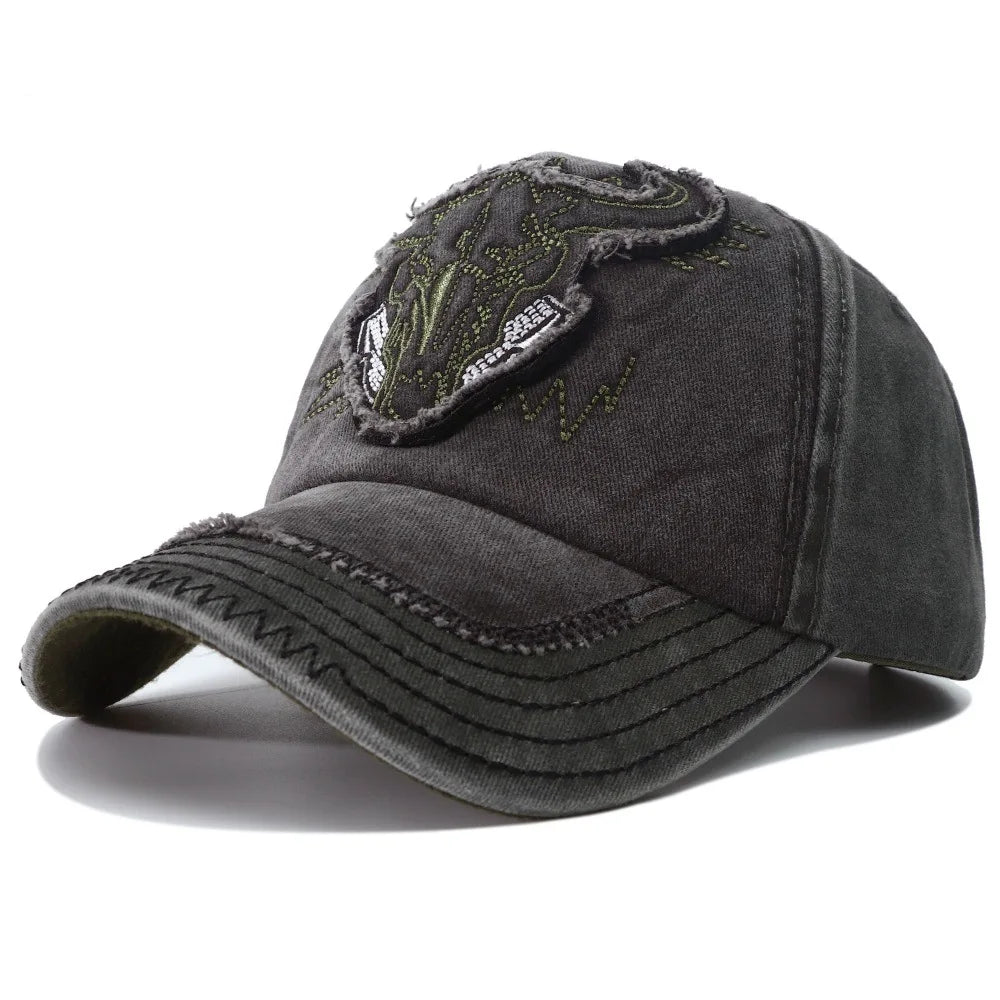 New Hip Hop Vintage Washed Denim Baseball Cap