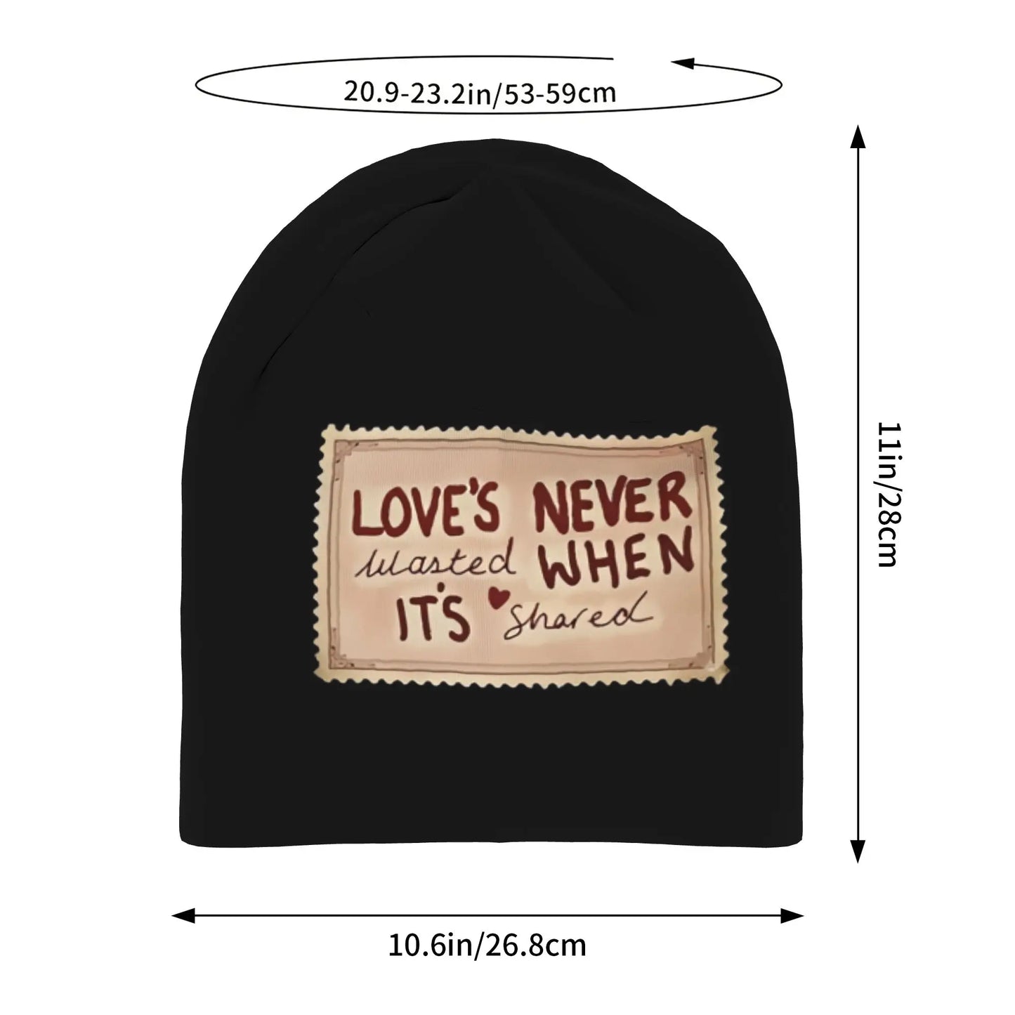 Graffiti Autumn Spring Hats Olivia Dean Love's Never Wasted Thin Hat