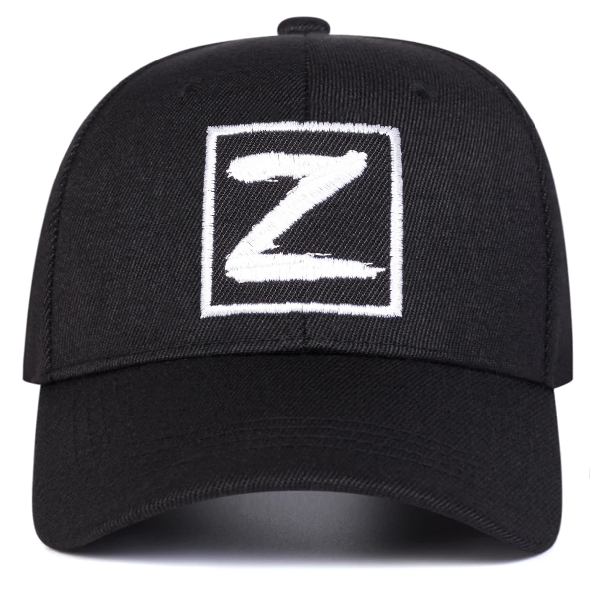 Unisex Z Letter Embroidery Baseball Caps Spring Autumn