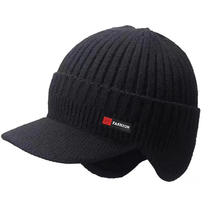 New Winter Men Hat Outdoor Ear Protection Warm Thick