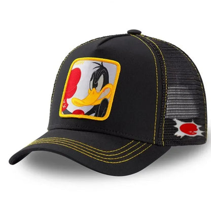 High Quality Brand Anime Cartoon Snapback Cotton Baseball Cap Men Women