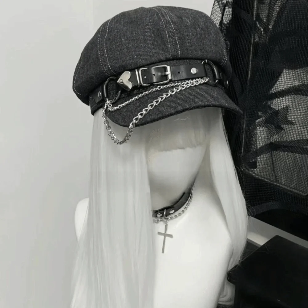 Octagonal Harajuku Beret Hat Casual Wear