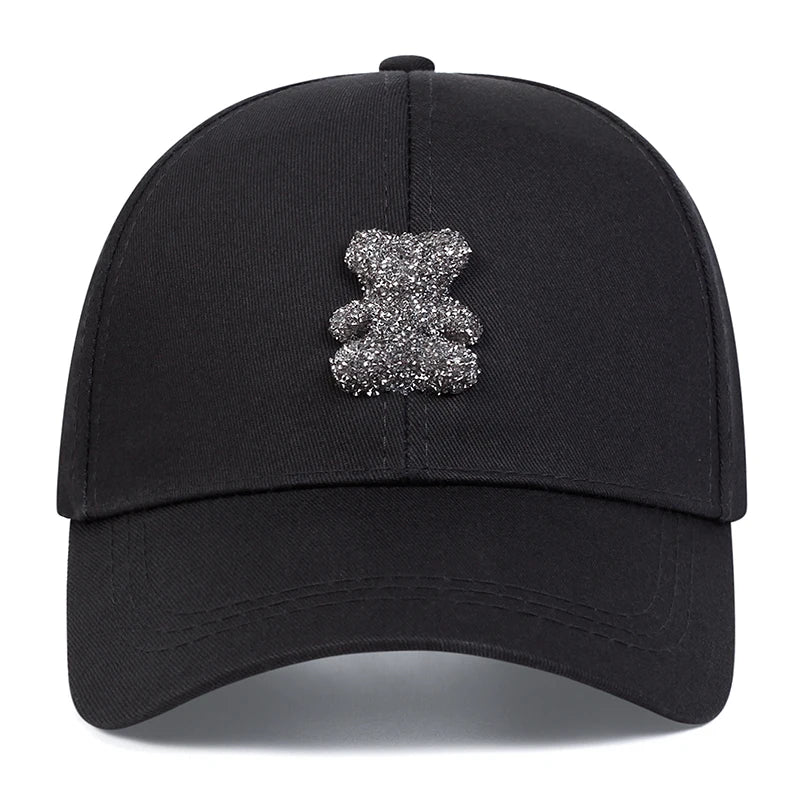 Unisex 3D Teddy Bear Personality Baseball Caps Spring Autumn