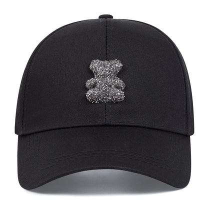 Unisex 3D Teddy Bear Personality Baseball Caps Spring Autumn