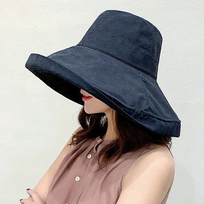 Spring Summer Women's Bucket Hat Panamanian  Four Seasons Fisherman