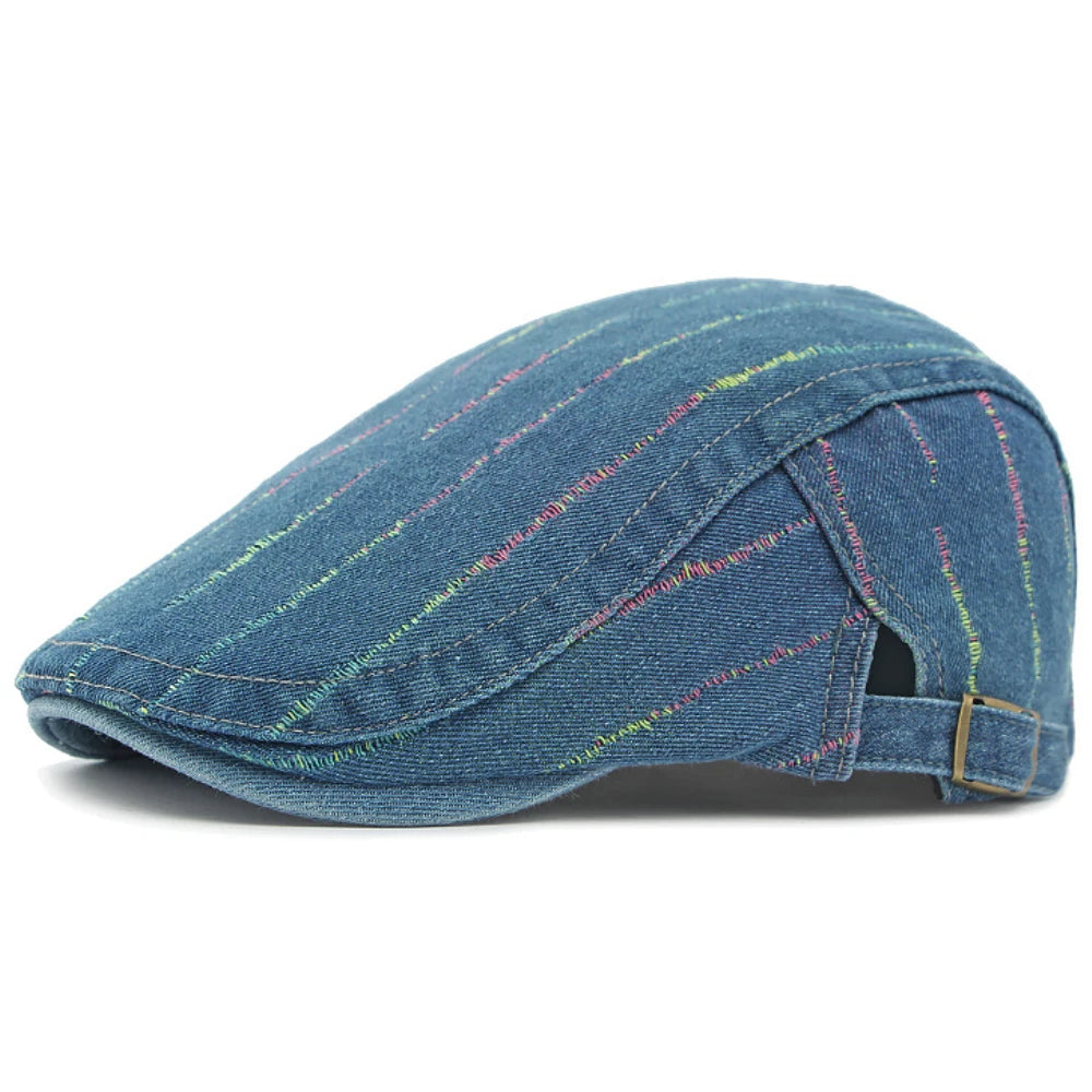 Men Women All Season Cotton Ivy Flat Cap Male Female Adjustable