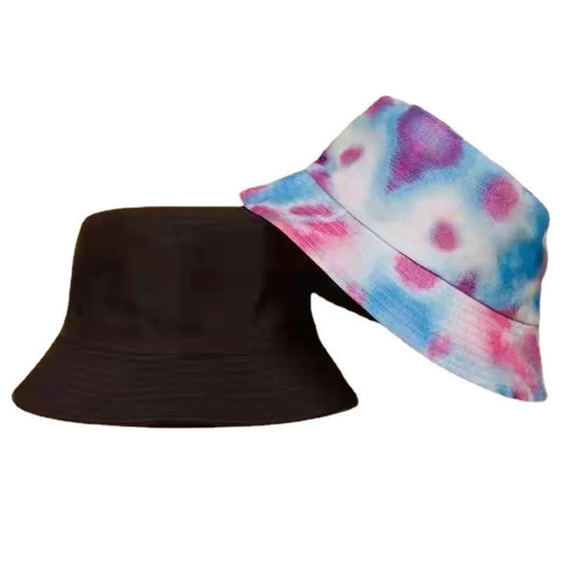 Street Graffiti Men's Bucket Hat Double-Sided Hip Hop Outdoor