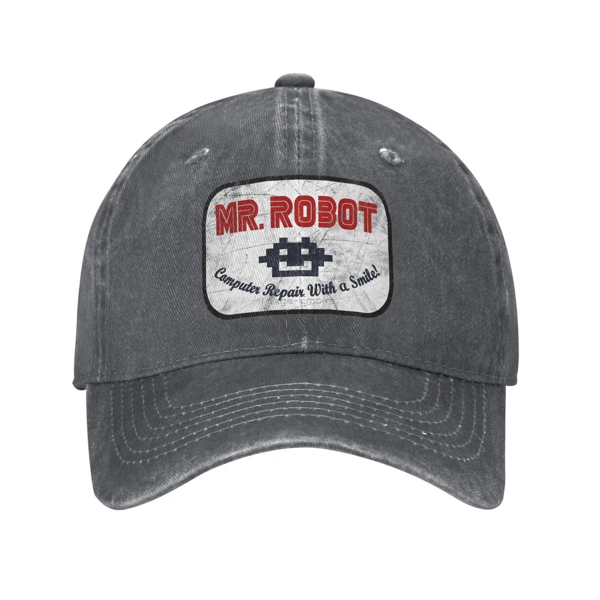 Mr. Robot Computer Repair Smile Baseball Cap