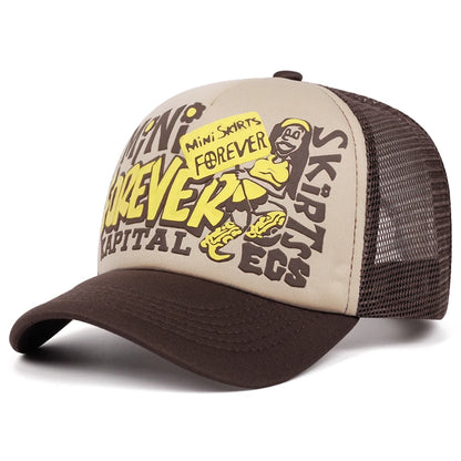 Baseball Hat MINI Printed Street Hip Hop Hat