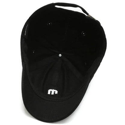 Unisex Short Brim Peaked Cap Streetwear