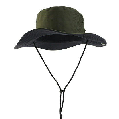 New Summer Boonie Bucket Hats For Men Wide Brim Fishing Hat