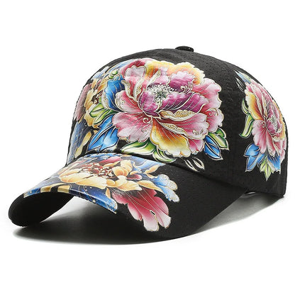 Men Women Floral Baseball Cap