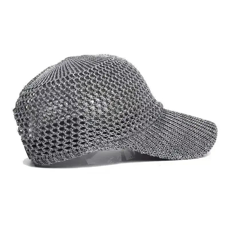 Men Fishing Hat Summer Full Mesh Baseball Cap