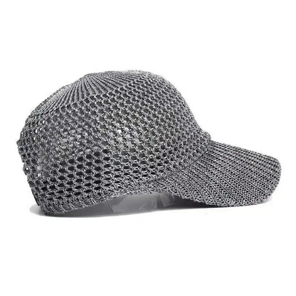 Men Fishing Hat Summer Full Mesh Baseball Cap