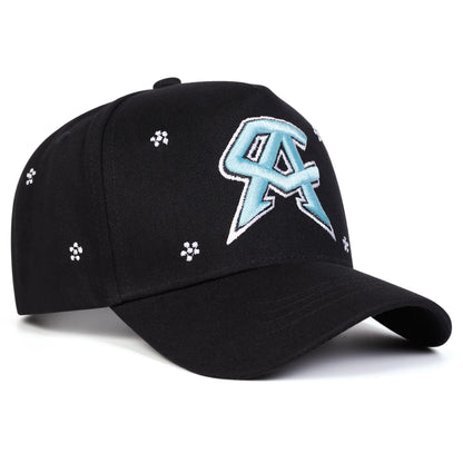 Unisex CA Letter Embroidery Baseball Caps Spring Autumn Outdoor