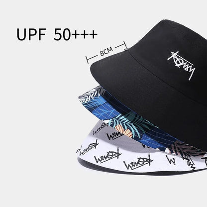 Big Head Letter Bucket Hat for Men Women XL Large Hip Hop Cap Fisherman