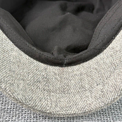 Gray Octagonal Cap Vintage Woolen Newsboy Caps
