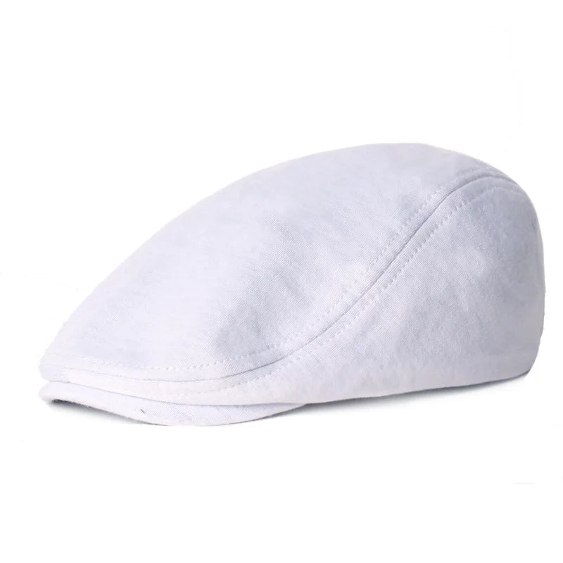 Men's Adjustable Newsboy Hat Classic Flat Ivy Cap