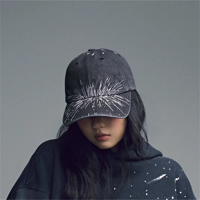 New Kpop What Is Your Love Song Same Knitted Embroidery Cap
