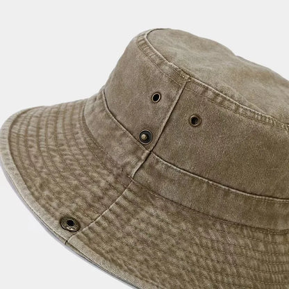 2026 New Four Seasons Cotton Solid Bucket Hat Fisherman Hat