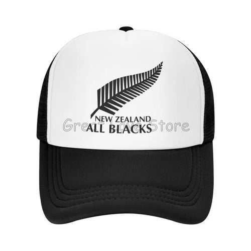 New Zealand All Blacks Baseball Caps Hip Hop Mesh Hat Outdoor Summer Travel Sun Hats Adjustable Snapback Cap