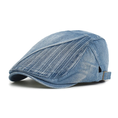 Four Seasons Washed Denim Newsboy Cap