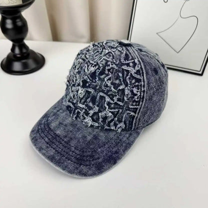 Trendy & Cool Distressed Denim Baseball Cap