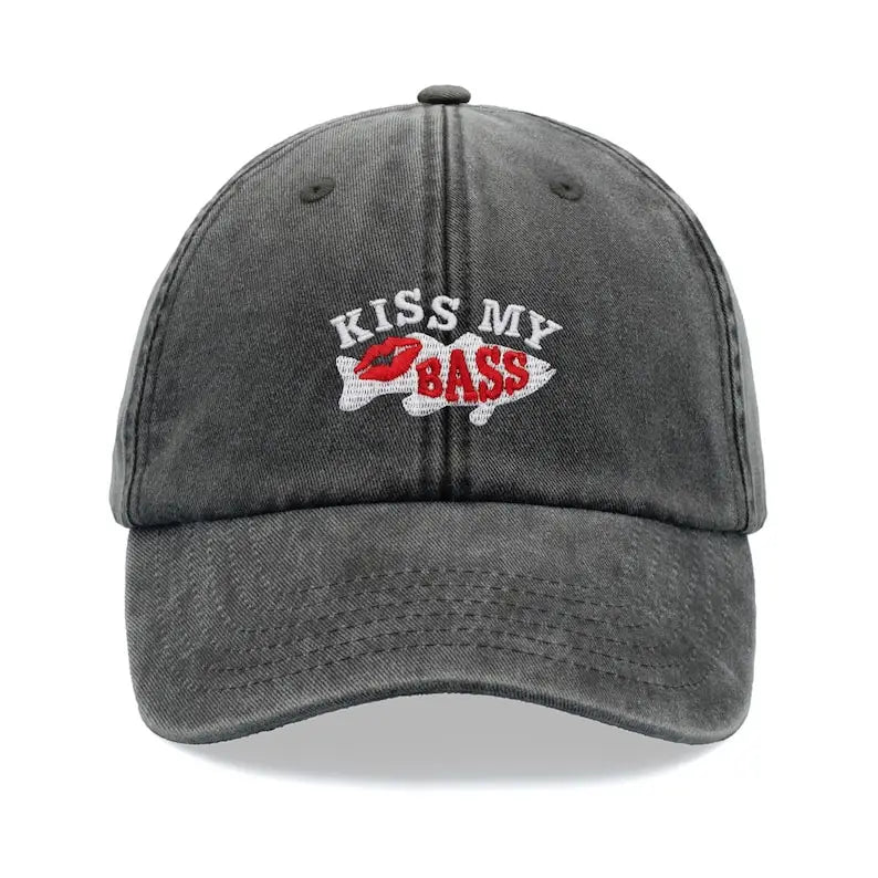 1pc "Kiss My Bass" Leisure Baseball Cap for Men