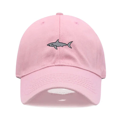 Shark Embroidery Baseball Cap For Men Women