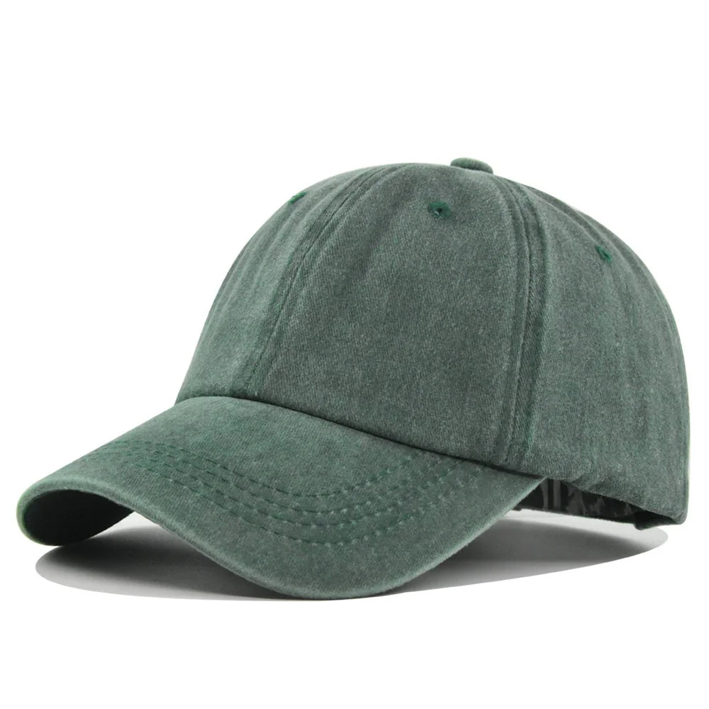 Unisex Baseball Cap Washed Hat Men Women