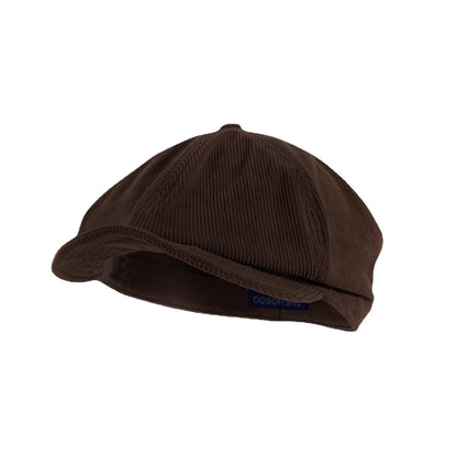 Japanese Street Corduroy Progressive Hat Women's Autumn Beret Painter Hat