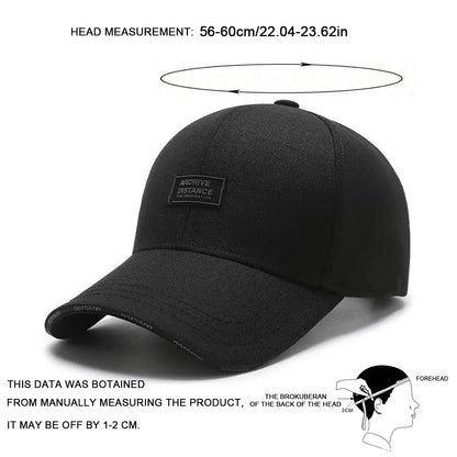 Unisex Archive DIistance Embroidery Baseball Caps Spring Autumn