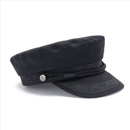 Large Size Navy Cap Small Head Flat Hat Army Hat