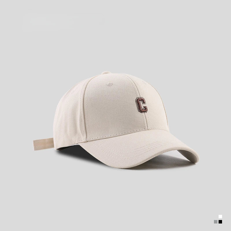 Hard-Top C Letter Baseball Cap Men Women's