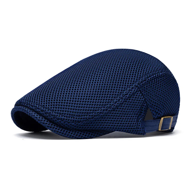 Perforated Mesh Bucket Hat Breathable Beret Women's Korean Style