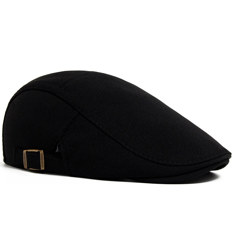 New Spring Autumn Beret Men Pineapple Pattern Fabric Casual Vintage Newsboy Hat