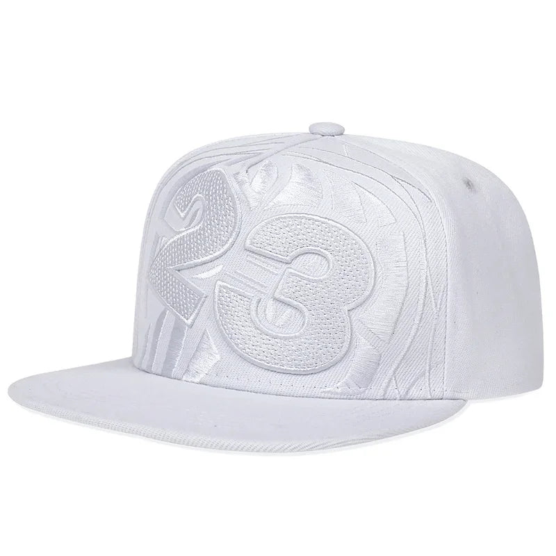 Unisex 23 Basketball Embroidery Hip-hop Hats Spring Autumn